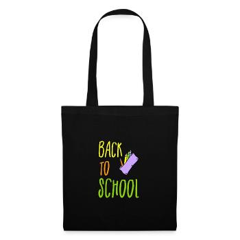 la rentrée scolaire - Sac en tissu - noir - Devant