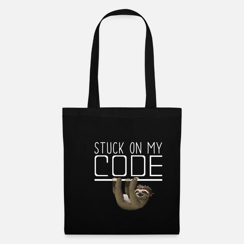 Code stuc | IT | promoteur - Sac en tissu - noir