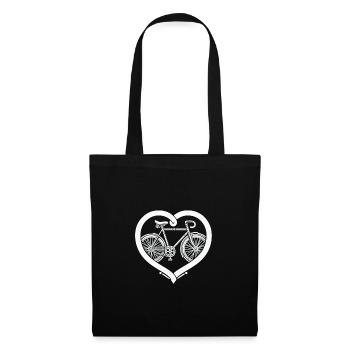Aimer le cycliste - Sac en tissu - noir - Devant