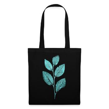 Leaf branch / leaves beech forest - Tote Bag - black - Front