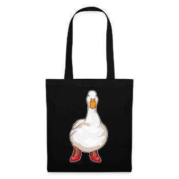 Ente Stöckelschuhe - Stoffbeutel - Schwarz - Vorne