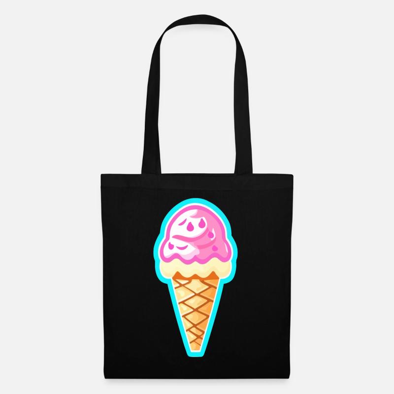 Eis - Stoffbeutel - Schwarz