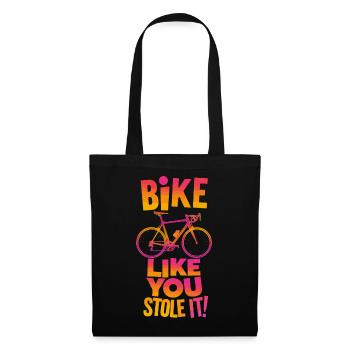 Bike Like You Stole It Retro Style - Tote Bag - black - Front