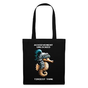 Achievement: smallest tank | Seahorse - Tote Bag - black - Front