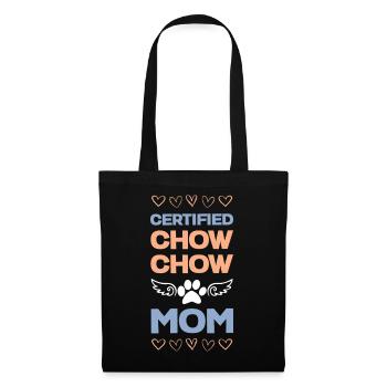 Certifiée Chow Chow Mama - Sac en tissu - noir - Devant