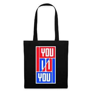 Tu fais ton drôle Confiance en toi Logo de la liberté - Sac en tissu - noir - Devant