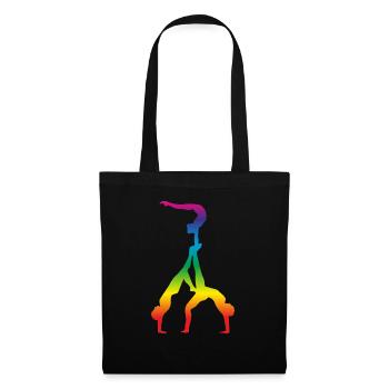 Acrobatics, Gymnastics - Tote Bag - black - Front