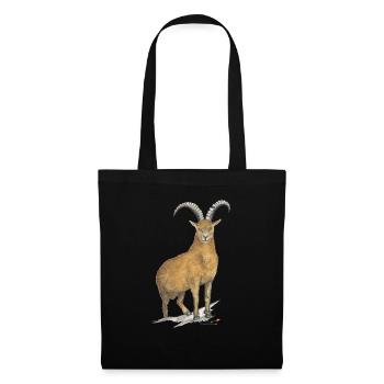 Capricorne - Sac en tissu - noir - Devant