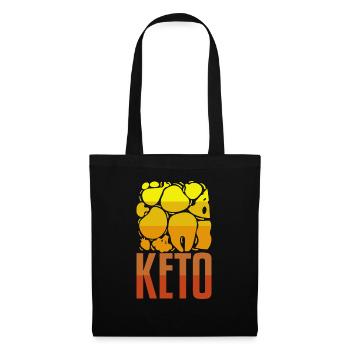 Keto Artwork Vintage - Tote Bag - black - Front
