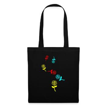 Rose icon Symbol - Tote Bag - black - Front
