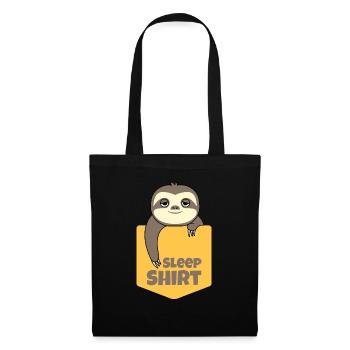 Sleep Sleep Shirt Sloth Bag Gift Idea - Tote Bag - black - Front