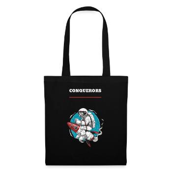 T-shirt Astronaute - Sac en tissu - noir - Devant