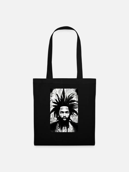 Rastafari - Stoffbeutel - Schwarz