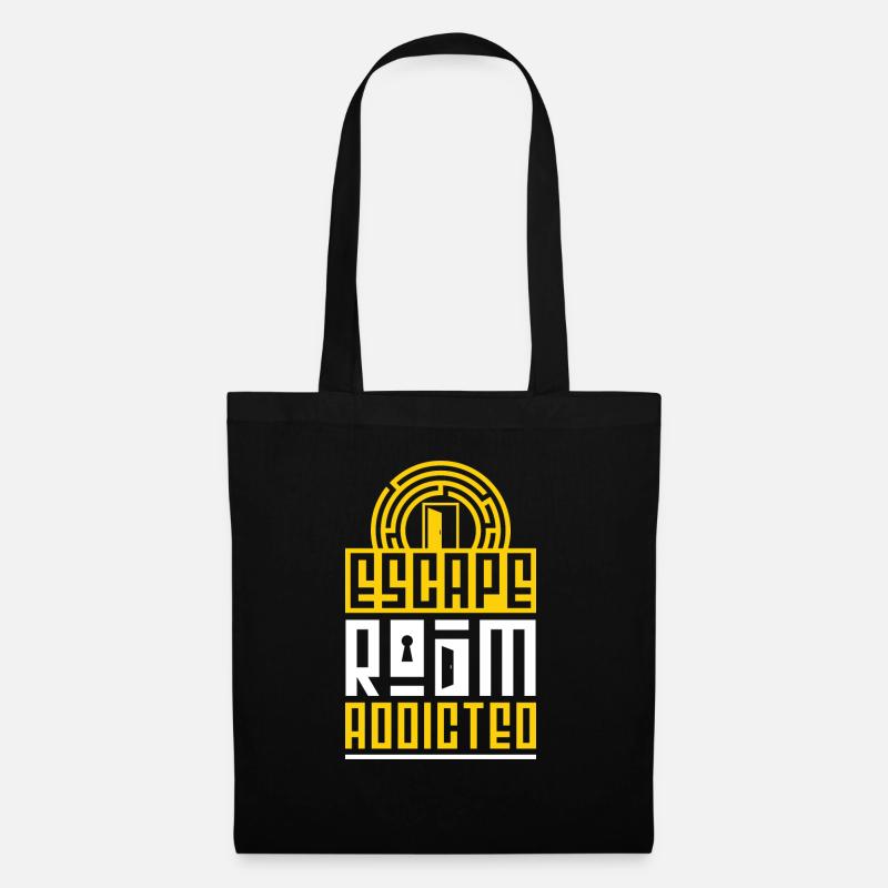 Escape Room Addicted - Stoffbeutel - Schwarz