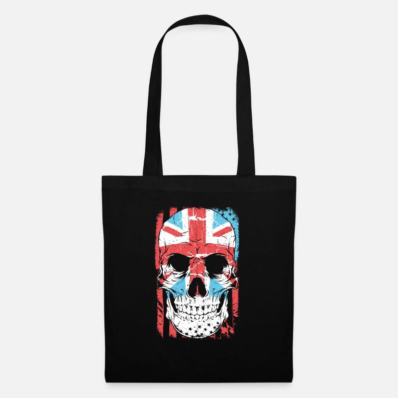 FLAG MASK SKULL - Stoffbeutel - Schwarz