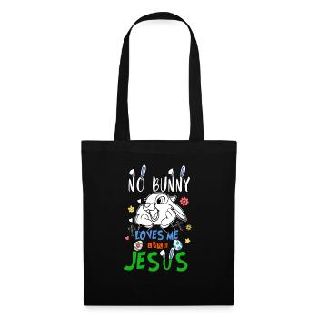 No Bunny Loves me Like Jesus - Tote Bag - black - Front