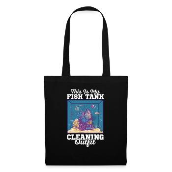 This Is My Fish Tank Cleaning Outfit Fish Keeping - Tote Bag - black - Front