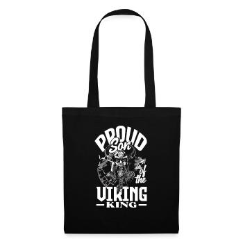 Proud Son of the Viking King Father's Day - Stoffbeutel - Schwarz - Vorne