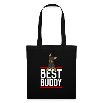 Miniature Pinscher Rehpinscher Min Pin Dog - Tote Bag - black - Front