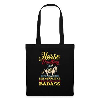 Loves Horse Vaulting Gift - Tote Bag - black - Front