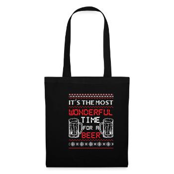 It's the best time for a beer - Tote Bag - black - Front