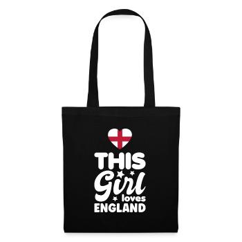 England Flag Vintage English Flag UK GB - Tote Bag - black - Front