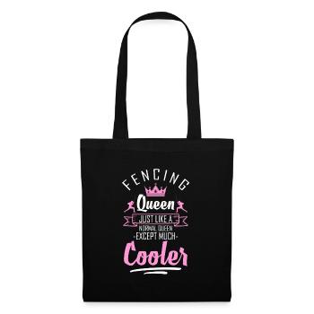 Fencing Sword Fighting Sword - Tote Bag - black - Front