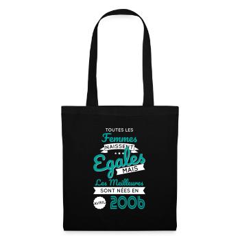 18th Birthday - Best April 2006 - Tote Bag - black - Front