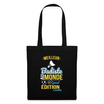 Meilleur Badiste au monde - 100% génial - Sac en tissu - noir - Devant