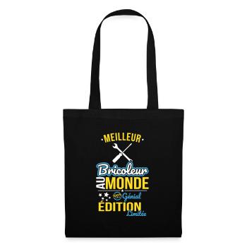 World's Best Handyman – 100% Awesome - Tote Bag - black - Front