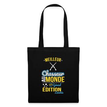 World's Best Hunter - 100% Awesome - Tote Bag - black - Front