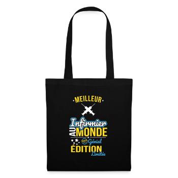 World's Best Nurse - 100% Awesome - Tote Bag - black - Front
