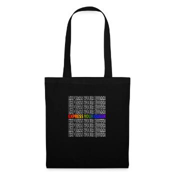 Espress Your Queer - Stoffbeutel - Schwarz - Vorne