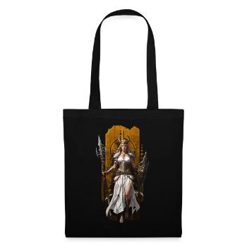 Frigg, reine d’Asgard : gardienne du royaume - Sac en tissu - noir - Devant