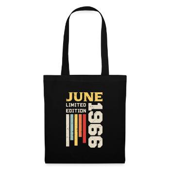 June 1966 - Birthday gift June 1966 June - Tote Bag - black - Front