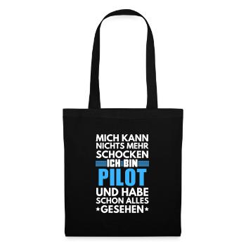 Pilote non choquable - Sac en tissu - noir - Devant