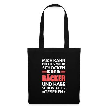 Boulanger non choquable - Sac en tissu - noir - Devant