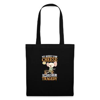 Brie Blue Cheese My Search for Cheese - Tote Bag - black - Front