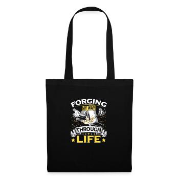 Power Blacksmith Metalforge Merch - Tote Bag - black - Front