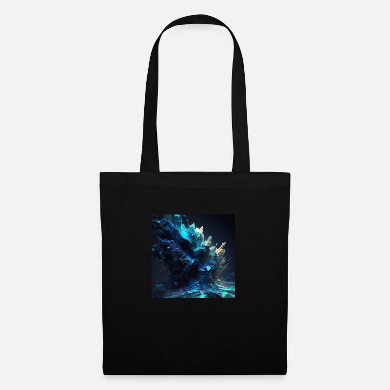 Abstract Digital Art n°2 - Tote Bag - black