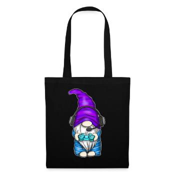 Gamer Gaming Gnome - Tote Bag - black - Front