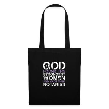 notary - Tote Bag - black - Front