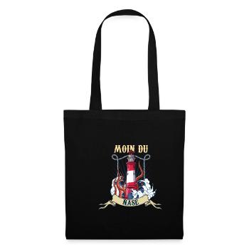 Lighthouse Waves Sea Moin du Nase - Tote Bag - black - Front