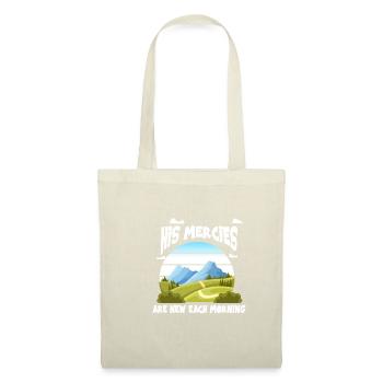 Ses miséricordes sont nouvelles chaque matin Nature Montagnes Dieu - Sac en tissu - nature - Devant