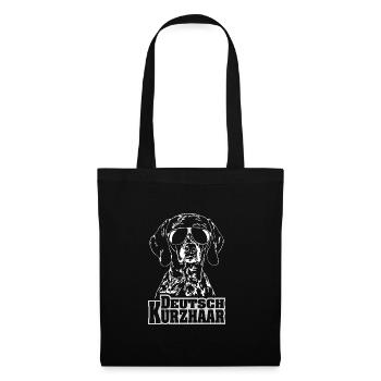 FRANÇAIS CHEVEUX court cool Wilsigns chien chien cadeau - Sac en tissu - noir - Devant