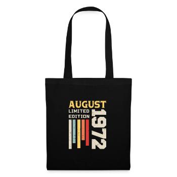 August 1972 - Birthday gift August 1972 August - Tote Bag - black - Front