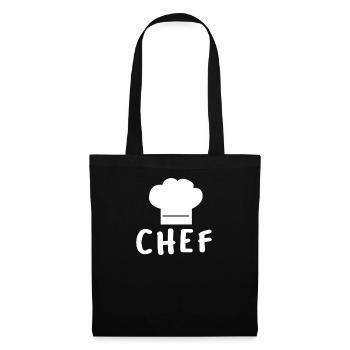 Le Chef - Sac en tissu - noir - Devant