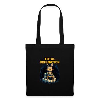 Pixel Bunny – Total Domination - Tote Bag - black - Front