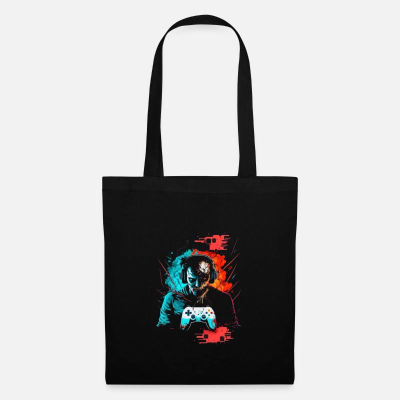 Gamer - Stoffbeutel - Schwarz