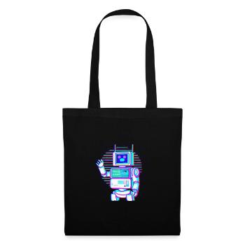 i'm not a robot - Stoffbeutel - Schwarz - Vorne